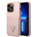 GUESS CARCASA CARD IPHONE 14 PLUS ROSA