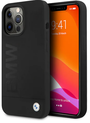 BMW carcasa SILICONE BIG LOGO iphone 13 PRO MAX