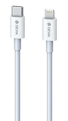 DEVIA CABLE SMART PD LIGHTNING - TIPO C  3A 2m.