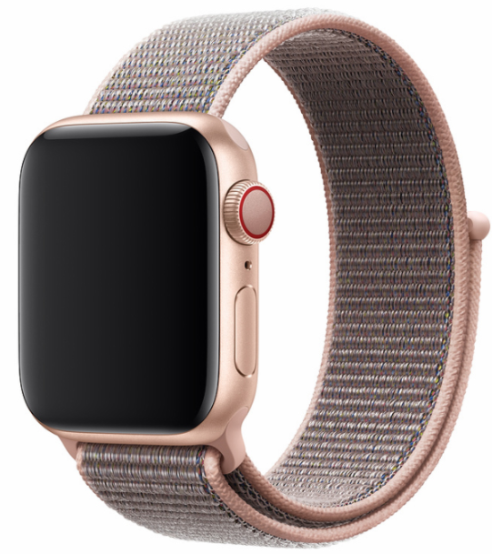 DEVIA CORREA NYLON LOOP APPLE WATCH 42/44/45/49mm ROSA