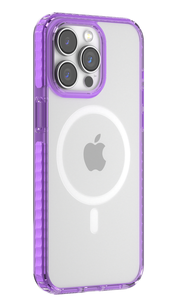 DEVIA Carcasa shockproof GUARDIAN MAGSAFE IPhone 15 PRO LILA