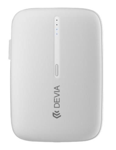 DEVIA BATERIA AUXILIAR 10000mah MINI CON CABLES DUAL NEGRO (copia)
