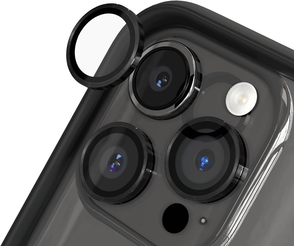 DEVIA PROTECTOR CAMARA IPHONE 15/PLUS NEGRO (copia)