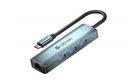 DEVIA HUB TIPO C RJ45/3xUSB 3.1