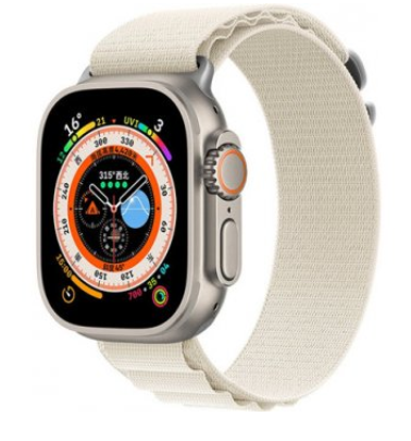 DEVIA CORREA NAYLON BRAIDED SPORT5 APPLE WATCH 42/44/45/49mm STARLIGHT