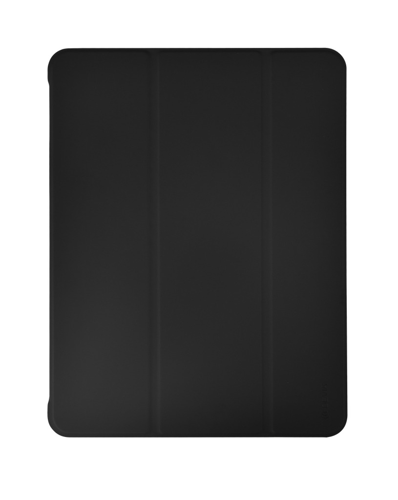 DEVIA FUNDA TAPA COOL TRANSPARENTE IPAD 9/8/7 10.2" 2021 NEGRO