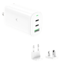KSIX CARGADOR 67 W, Multipuerto 2 X Usb-C + 1 X USB NEGRO (copia)