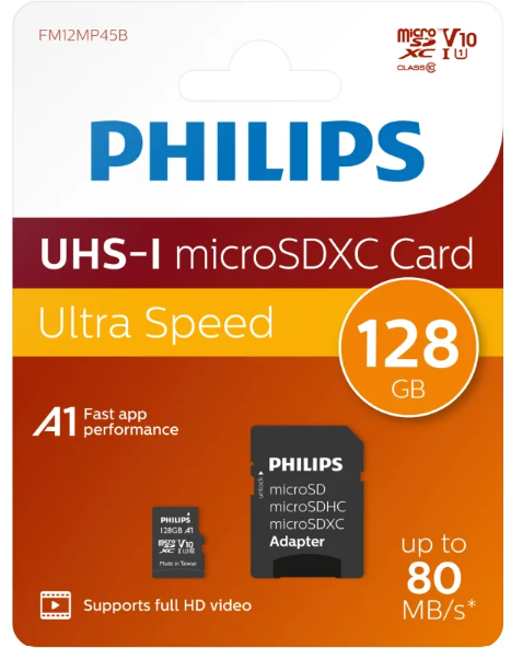 PHILIPS TARJETA  MICRO SD 128GB