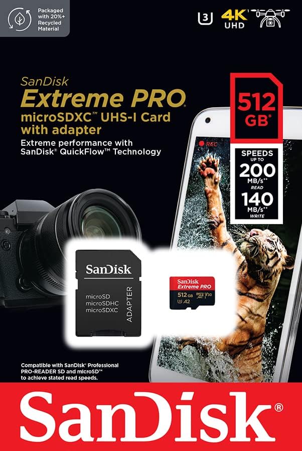 SANDISK EXTREME PRO MICRO SD 64GB (copia)