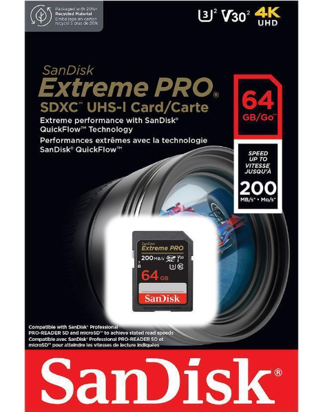 SANDISK EXTREME PRO MICRO SD 64GB (copia)