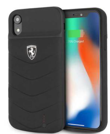 FERRARI funda 'SHIELD' IPhone XR NEGRO (copia)