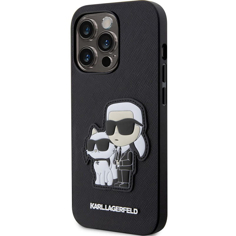 KARL LAGERFELD carcasa 3D RUBBER IKONIK NFT iphone 14 PRO MAX (copia)