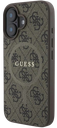 GUESS CARCASA MAGSAFE RING CLASSIC LOGO IPHONE 16 MARRON