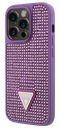 GUESS CARCASA RHINESTONE IPHONE 15 PRO LILA