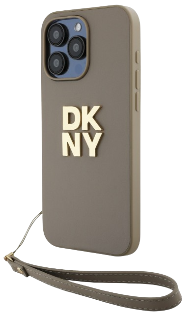 DKNY CARCASA STRAP LOGO IPHONE 15 PRO MAX BEIGE (copia)