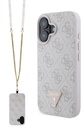 GUESS CARCASA STRASS CROSSBODY IPHONE 16 ROSA