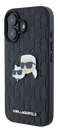 KARL LAGERFELD CARCASA K&C IPHONE 16 NEGRO (copia)