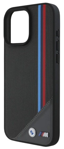 BMW CARCASA MAGSAFE MESH TRICOLOR IPHONE 16 NEGRO