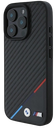 BMW CARCASA MAGSAFE CARBON TRICOLOR IPHONE 16 PRO MAX NEGRO
