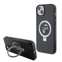 KARL LAGERFELD CARCASA MAGSAFE RINGSTAND KC IPHONE 16 NEGRO (copia)