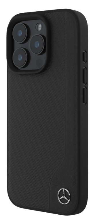 MERCEDES BENZ CARCASA MAGSAFE WOOD IPHONE 16 NEGRO (copia)