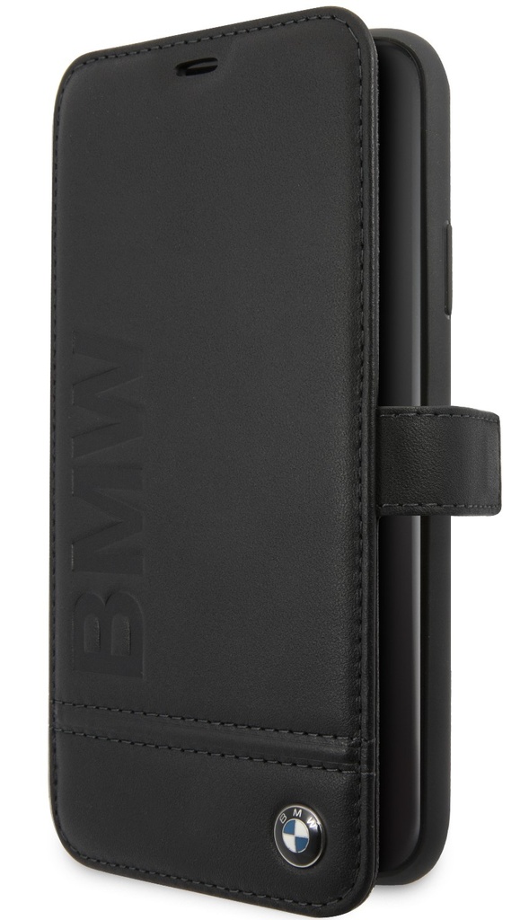 BMW funda SIGNATURE IPhone 12 MINI piel NEGRO