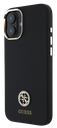 GUESS CARCASA SILICONE STRASS IPHONE 16 NEGRO (copia)