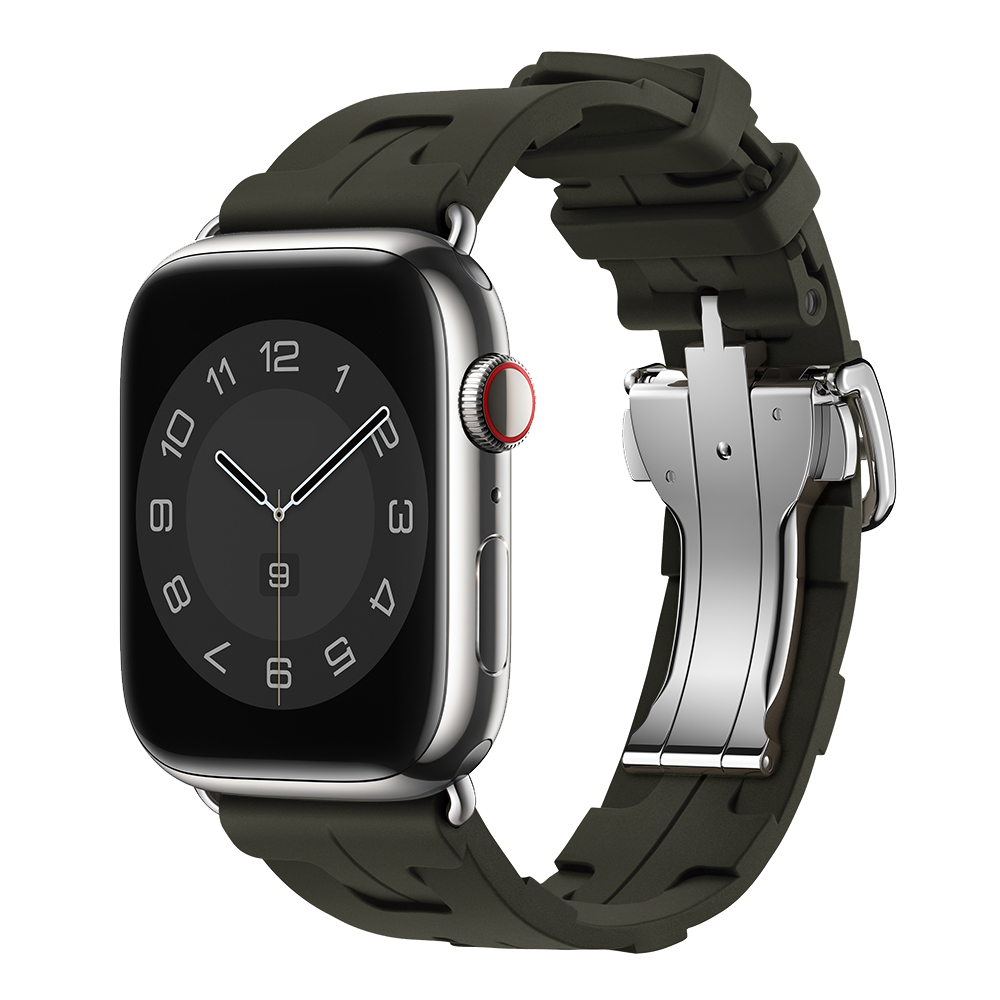 DEVIA CORREA SILICONE DELUXE APPLE WATCH 42/44/45/49mm GRIS (copia)