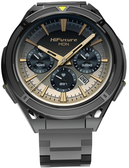 HIFUTURE SMARTWATCH ACTIVE NEGRO/AMARILLO