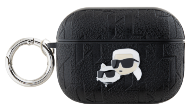 KARL LAGERFELD FUNDA K&C HEAD PIN AIRPODS PRO2 NEGRO (copia)