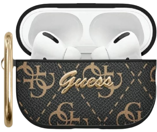 GUESS FUNDA 4G HOOK AIRPODS 1/2 NEGRO (copia)