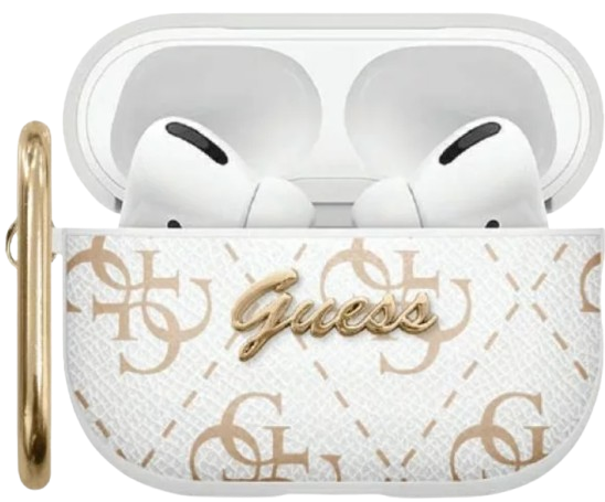 GUESS FUNDA 4G HOOK AIRPODS PRO2 NEGRO (copia)