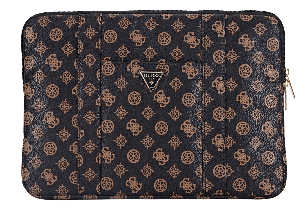 GUESS FUNDA PEONY POCKET PORTATIL 13"- 14" NEGRO
