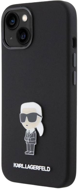 KARL LAGERFELD CARCASA CHOUPETTE PIN IPHONE 16 PLUS NEGRO (copia)