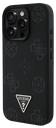 GUESS CARCASA MAGSAFE GRAINED PEONY TRIANGLE IPHONE 16 PRO MAX NEGRO