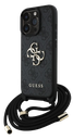 GUESS CARCASA CROSSBODY STRAP 4G IPHONE 16 PRO MAX NEGRO