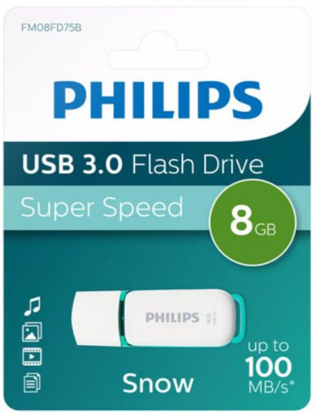 PHILIPS PENDRIVE SPRING GREEN 8GB (copia)