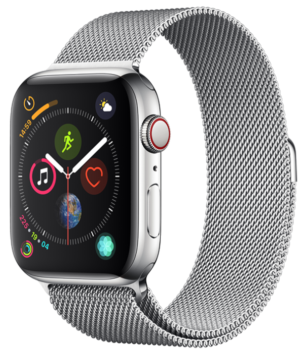 DEVIA correa metalica MILANESE Apple watch 42/44mm PLATA