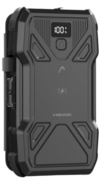 HEAD BATERIA AUXILIAR SOLAR 10000 mAh/ PD/ 22.5W/ CARGA INALAMBRICA