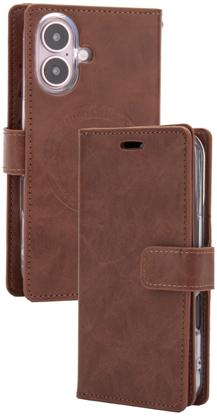 GOOSPERY FUNDA MANSOOR MAGSAFE IPHONE 16 MARRON
