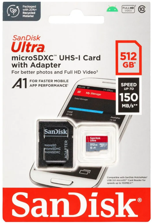 SANDISK ULTRA MICROSDXC A1 256GB (copia)