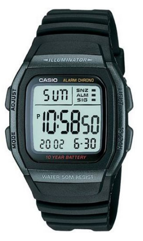 CASIO RELOJ W-96H-1BVDF NEGRO