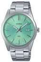 CASIO RELOJ MTP-VD03D-3A2UDF ESFERA VERDE CLARO CORREA ACERO