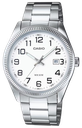 CASIO RELOJ MTP-1302D-7BVDF ESFERA BLANCA CORREA ACERO