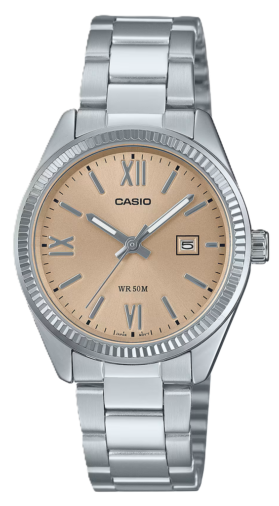 CASIO RELOJ LTP-1302DD-4A2 ESFERA MELOCOTON / ACERO