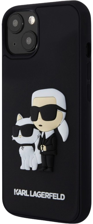 KARL LAGERFELD CARCASA K&C 3D IPHONE 15 NEGRO