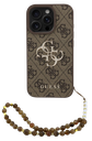 GUESS CARCASA 4G STRAP IPHONE 14 PRO MAX MARRON