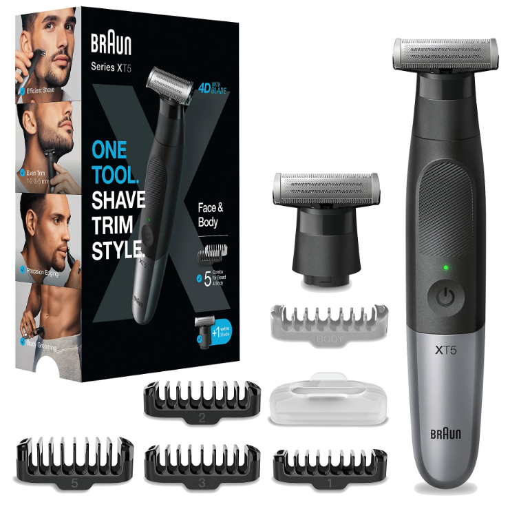 BRAUN AFEITADORA XT5100 CON BATERIA 5 ACCESORIOS (copia)