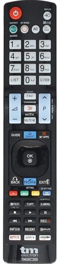 TM ELECTRON MANDO TV SAMSUNG UNIVERSAL NEGRO (copia)