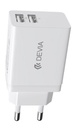 DEVIA cargador USB 2.4A FAST CHARGE doble entrada